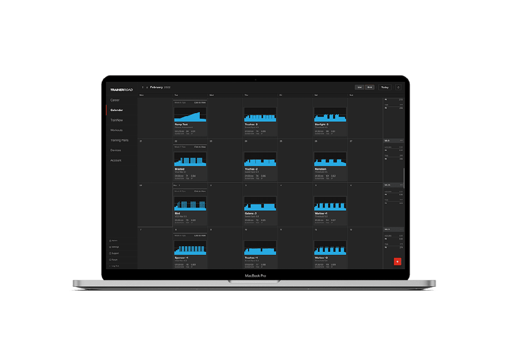 Trainer Road Training Progam